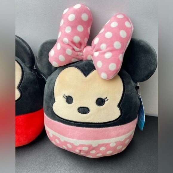 New Disney Squishmallows Mickey Mouse & Minnie Mouse Set 7” - Picture 6 of 13
